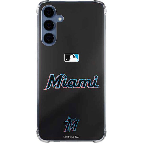 MLB Miami Marlins Jersey Alternate Galaxy A35 5G Clear Case